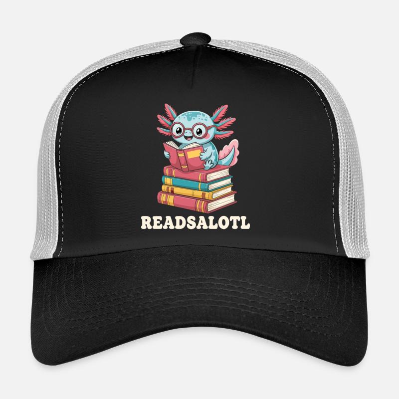 Readsalotl Axolotl-Lesebücher Trucker Cap