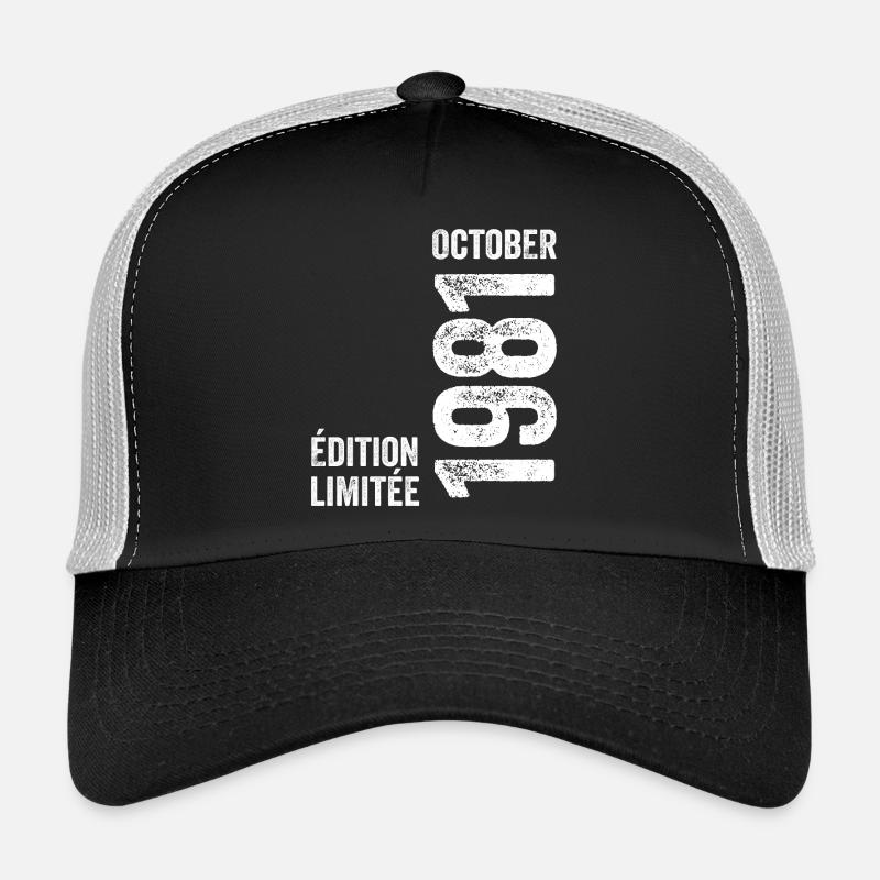 Légendes Octobre 1981 Millésime Octobre 1981 Rétro Casquette trucker 