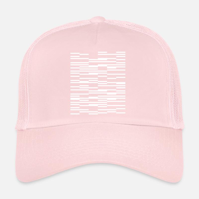 Conception de lignes géométriques abstraites Casquette trucker 