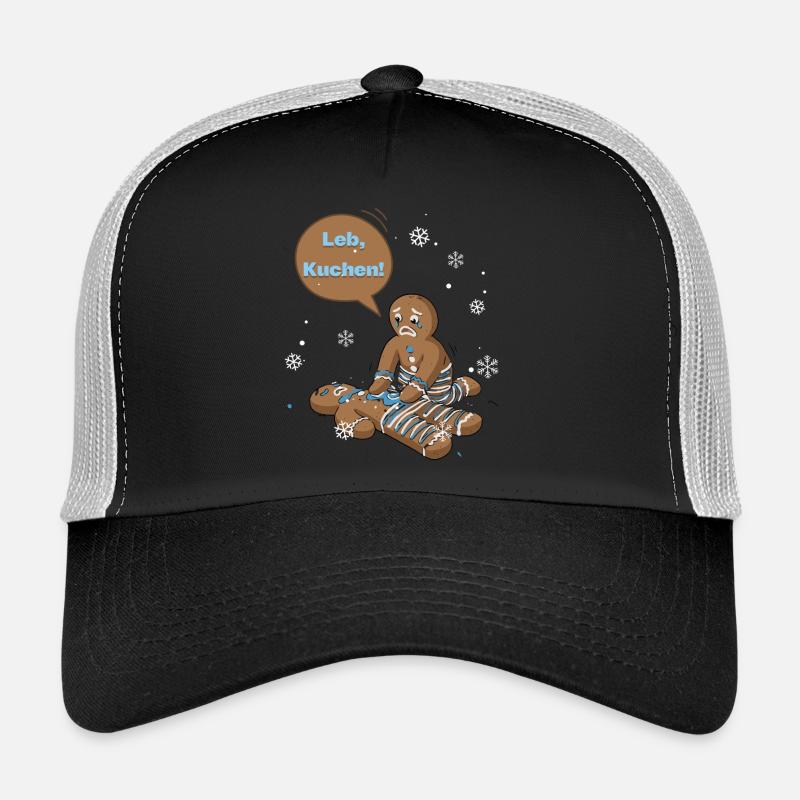 Leb, Kuchen! Winter Gingerbread Duo Trucker Cap