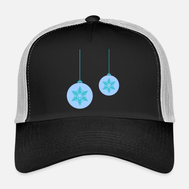 Winter Snowflakes Balls Trucker Cap