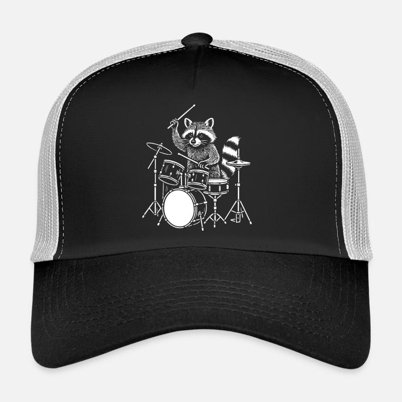 Waschbär Trommler Nightbeat Trucker Cap