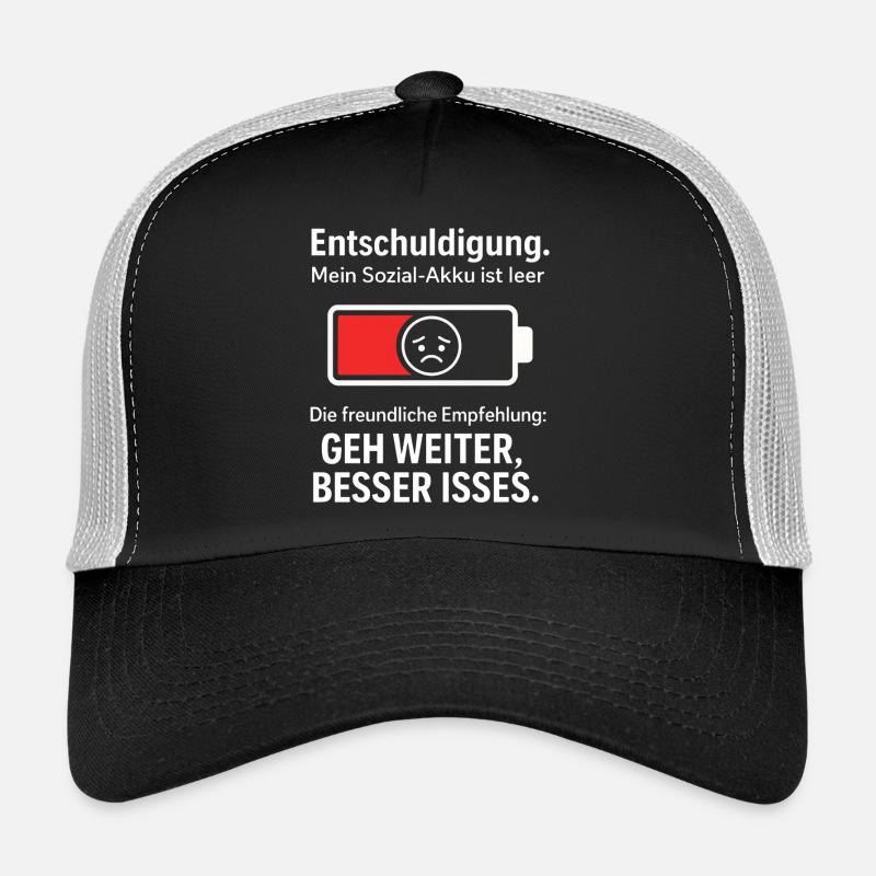 Sozialakku lädt: Hol dir deine soziale Energie Trucker Cap