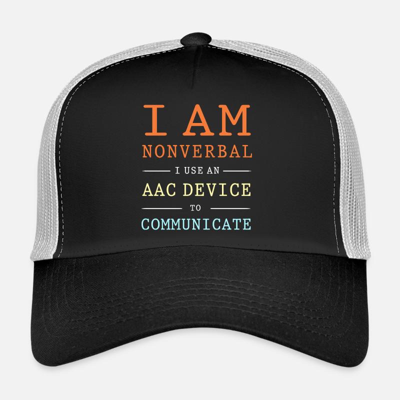 AAC Communication SLP Langue des signes Casquette trucker 