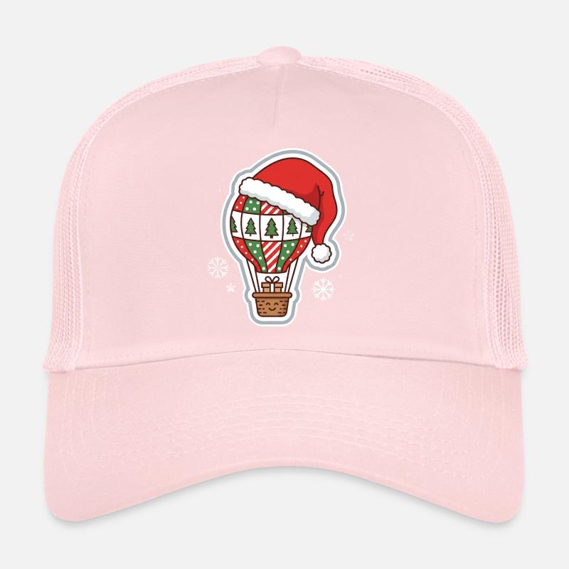Montgolfière avec design de chapeau de Noël Casquette trucker 