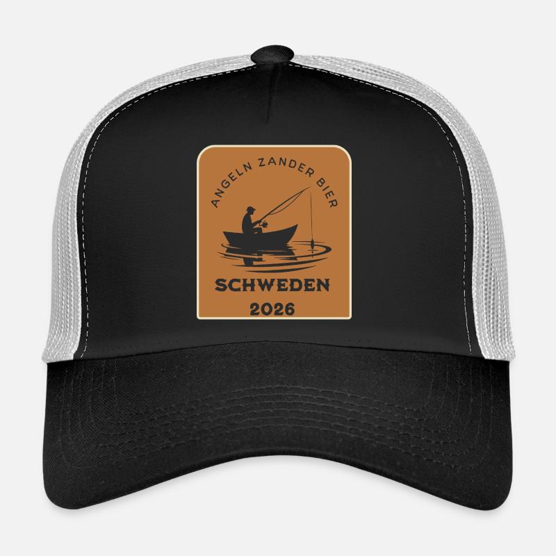 Suède 2026 Pêcheurs en bateau Casquette trucker 