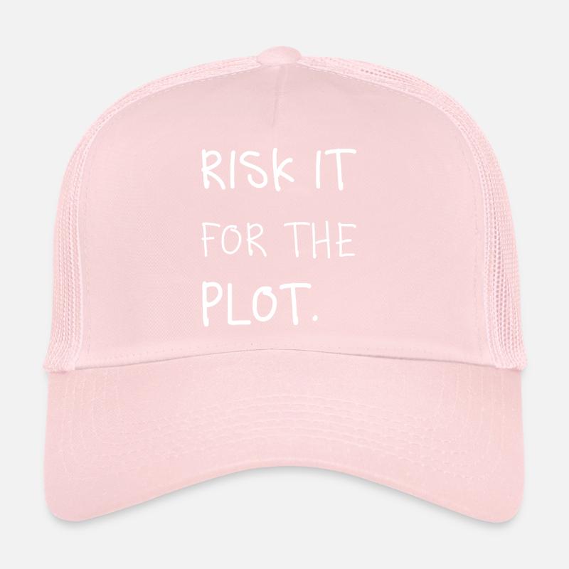 Prenez le risque pour la faute de frappe de tendance dans l’énoncé d’intrigue Casquette trucker 