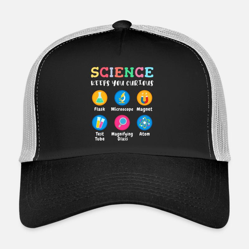 Science arouses curiosity Trucker Cap