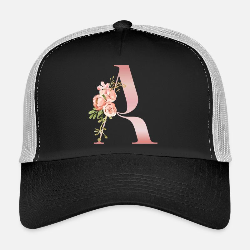 Monogramm Ein Pastellblume Trucker Cap