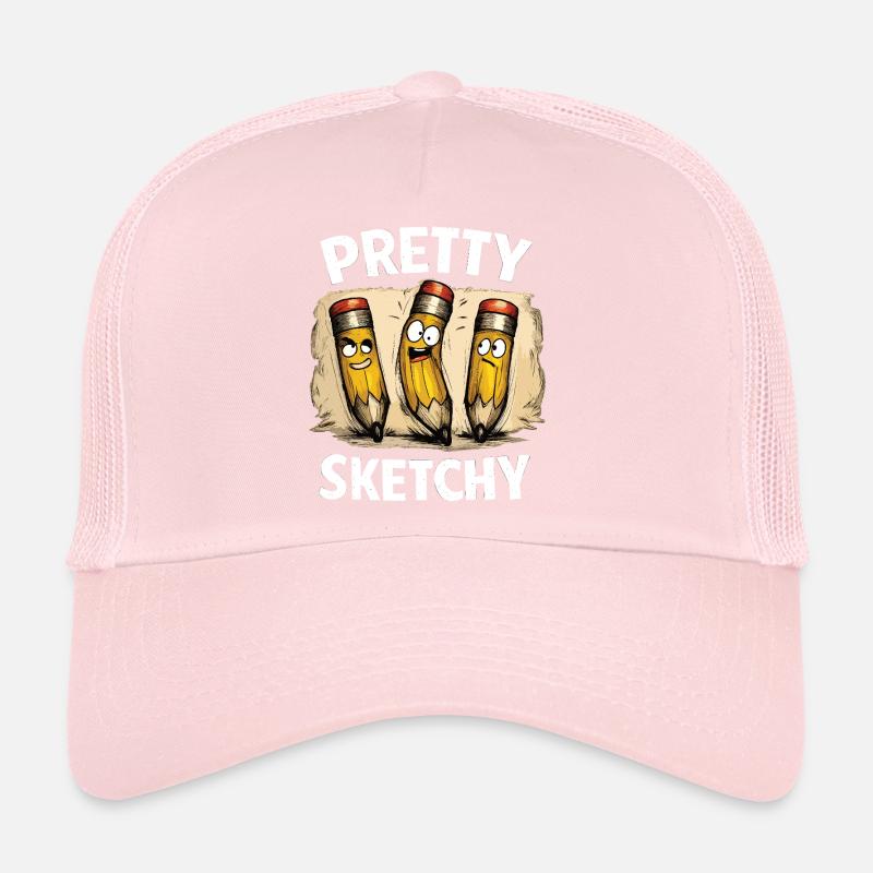 Crayons assez louches Plutôt louches Casquette trucker 