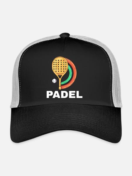 I can't I have padel - Trucker Cap - black/stone grey - Front