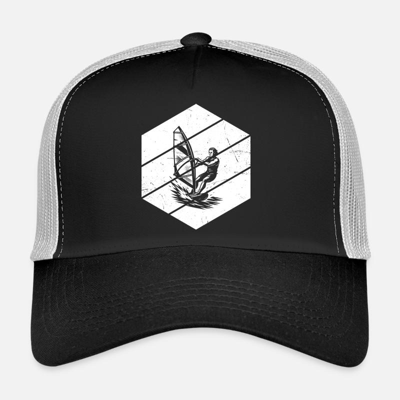 Clear windsurfing message Trucker Cap