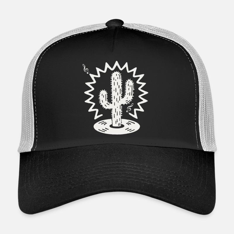 Cactus Serenade Silhouette Trucker Cap
