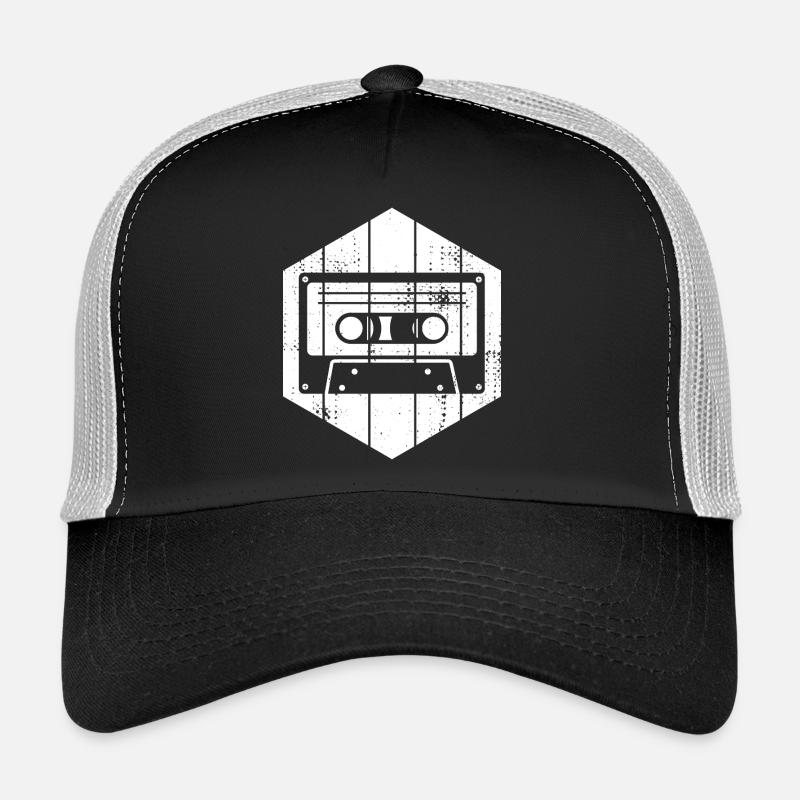 Cassette des années 80 Casquette trucker 