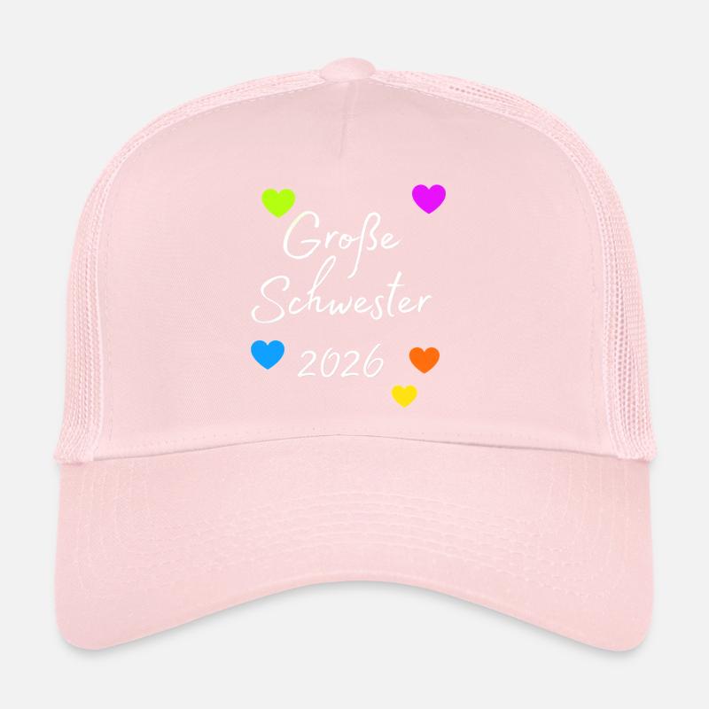 Große Schwester 2026 Herzdruck Trucker Cap