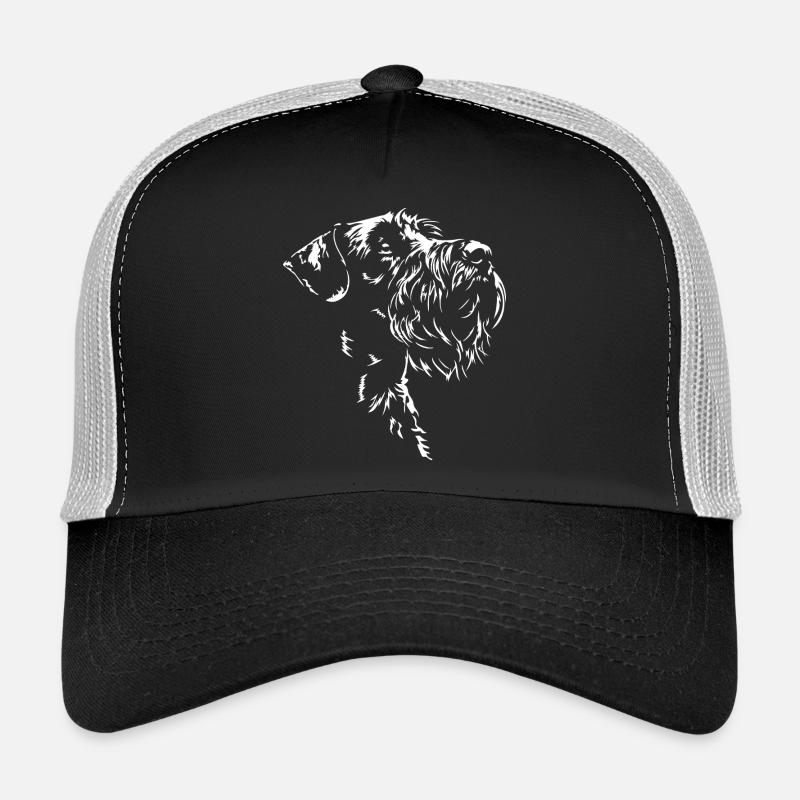 Cesky Terrier Silhouette Chien Wilsigns Casquette trucker 