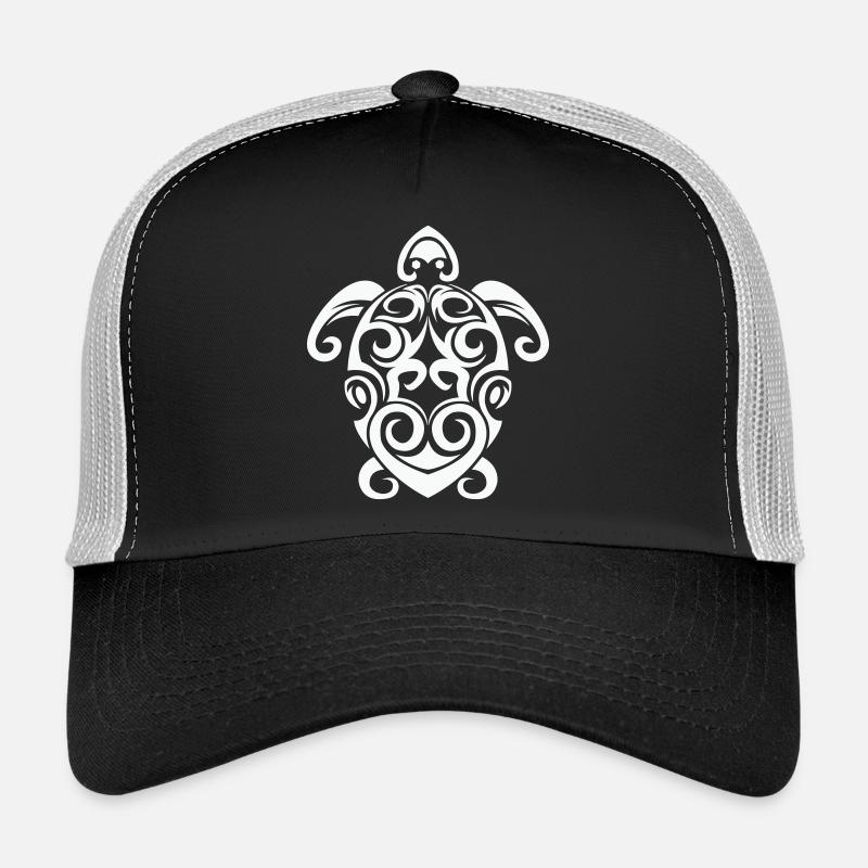 Tribal Schildkröte Spirale Trucker Cap