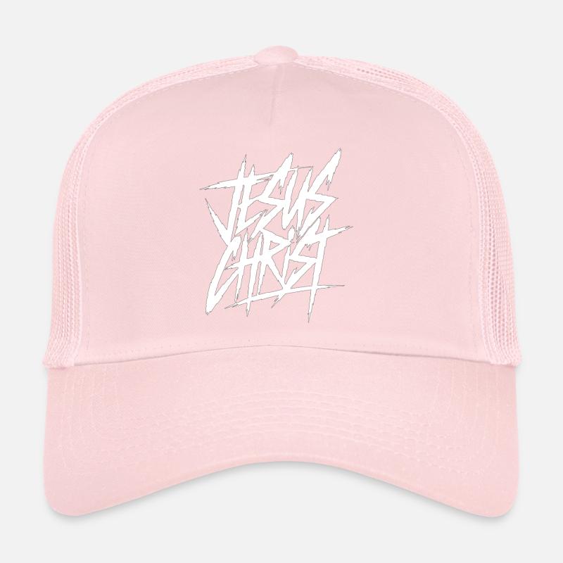 Graffiti Lettering Jesus Christ Trucker Cap