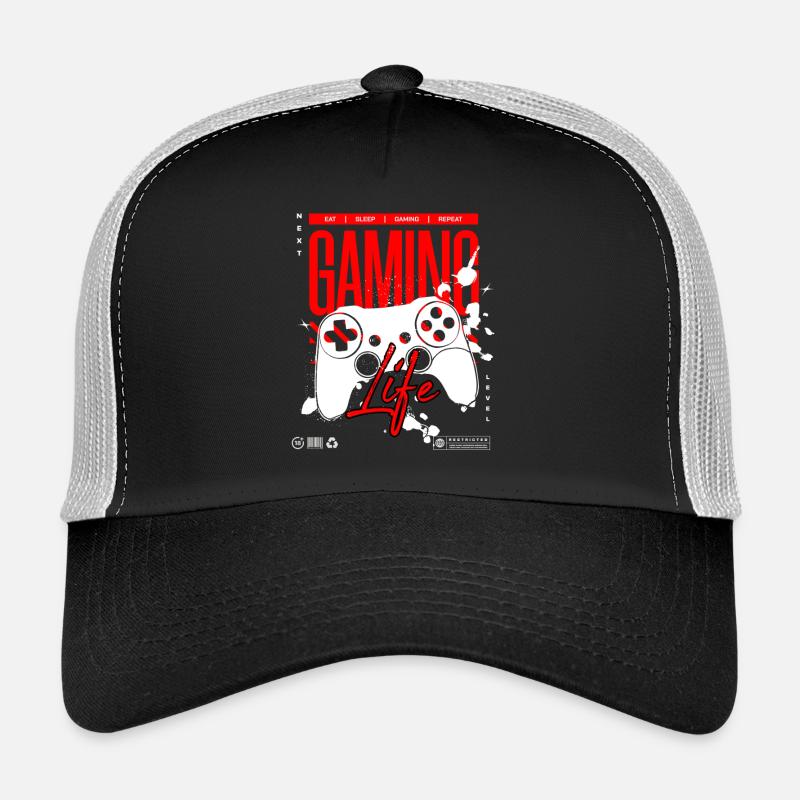 Next Level Gaming Life Controller T-Shirt Trucker Cap