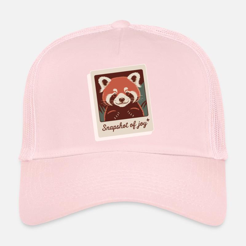 Red Panda Snapshot Joy Trucker Cap