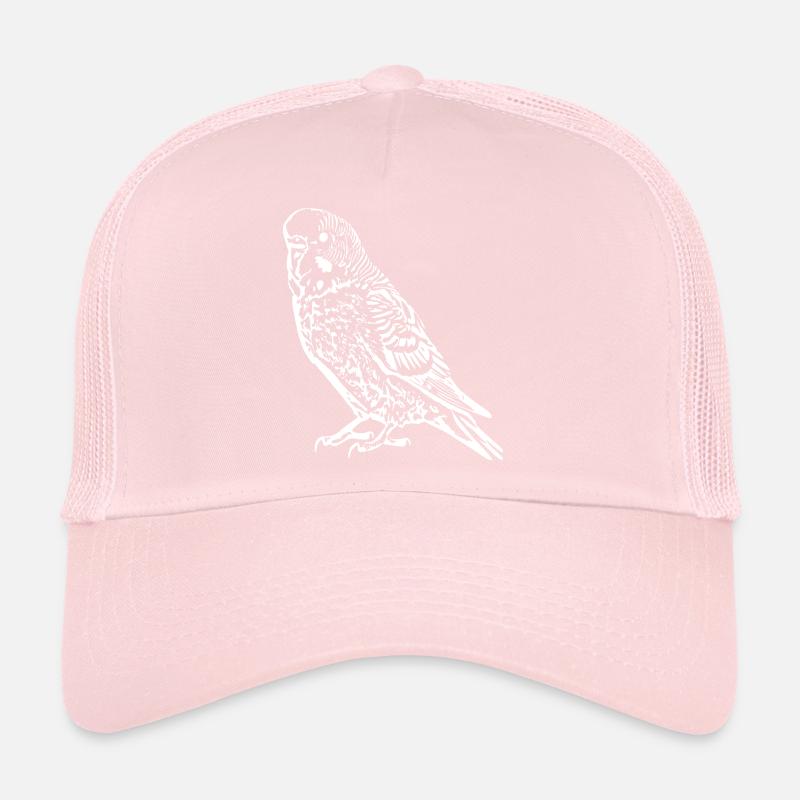 Perruche perrucheuse blanc Casquette trucker 