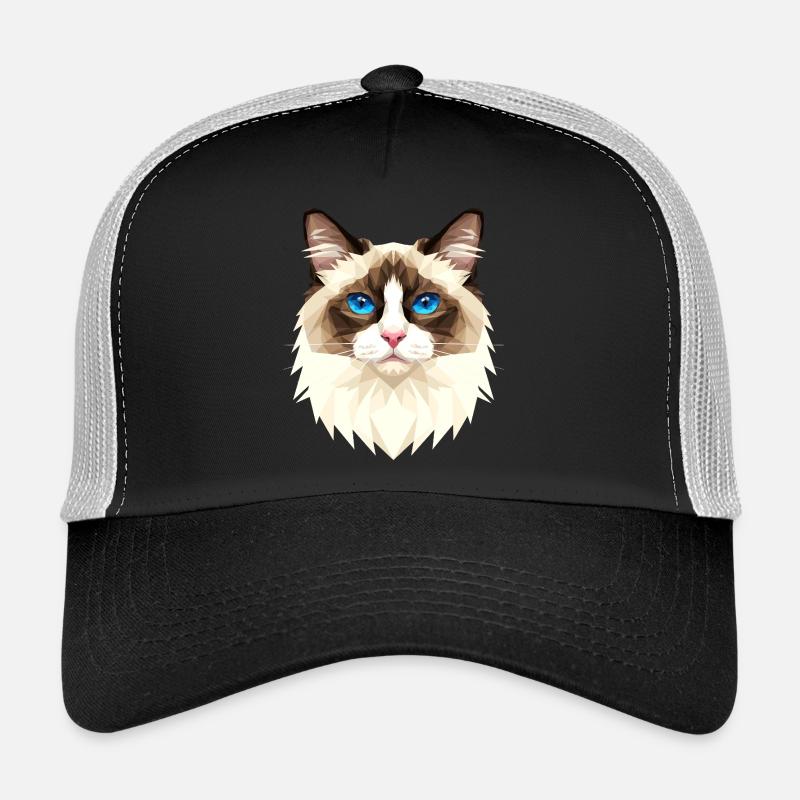 Ragdoll Cat Ragdoll Cat Cute Ragdoll Cats Trucker Cap