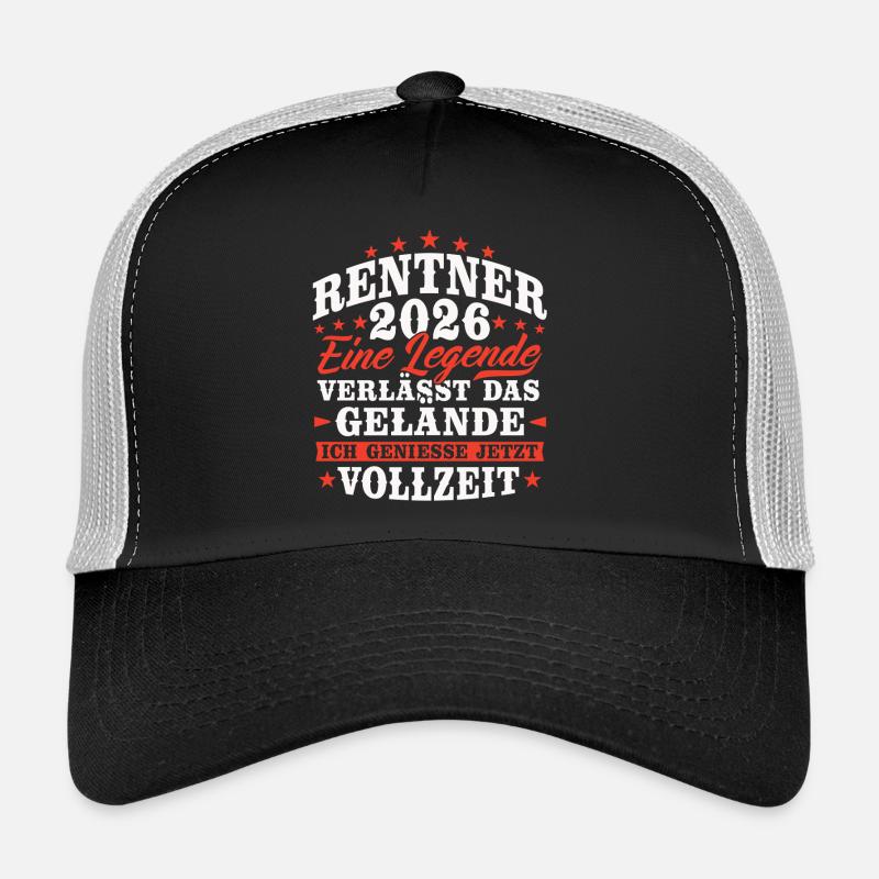 Rentner 2026 Rente Ruhestand Geschenk Trucker Cap
