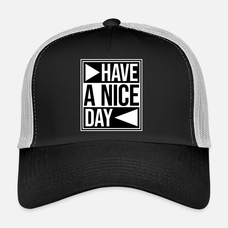 Bonne journée : Expression sarcastique drôle mignonne Casquette trucker 