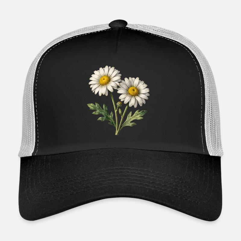 Helle Aquarell-Gänseblümchen Trucker Cap
