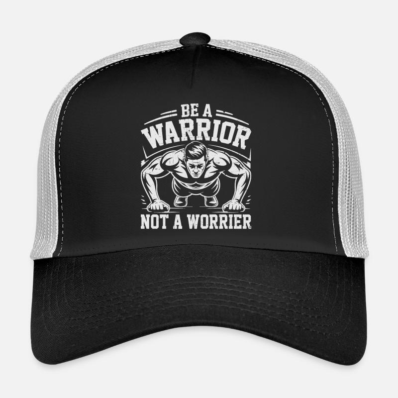 Sei ein Krieger, kein Zögerer Trucker Cap