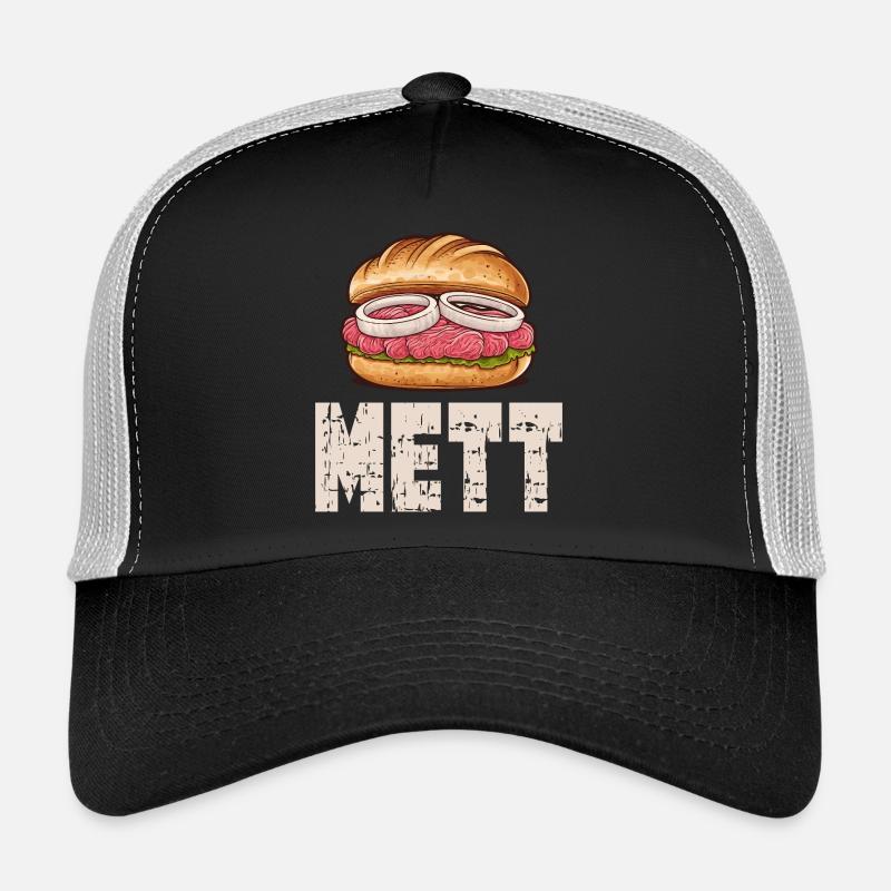 Mett Rolls Fan Collation de petit-déjeuner Mettigel Casquette trucker 