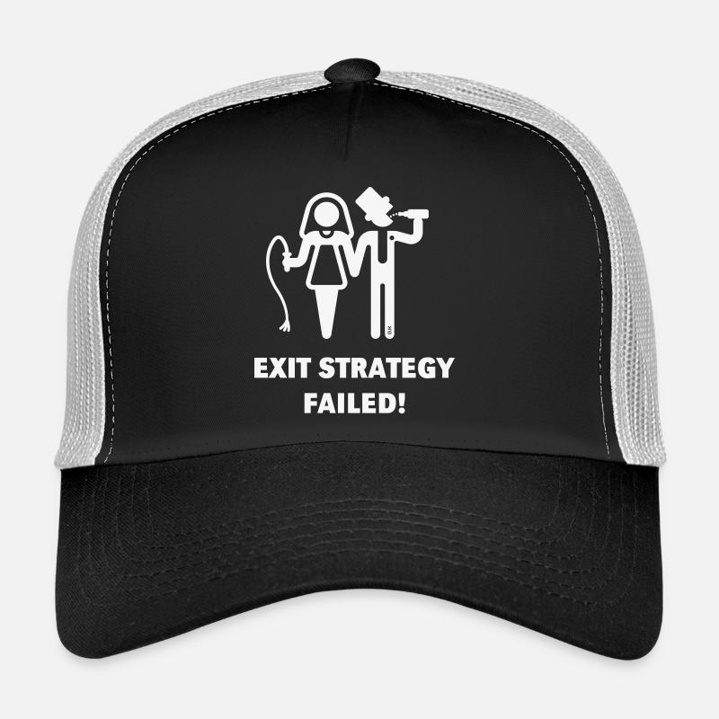 Exit Strategy Failed! (JGA Bräutigam Game Over W) Trucker Cap