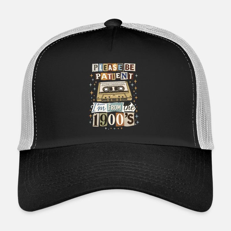 Nostalgie rétro sur cassette Casquette trucker 