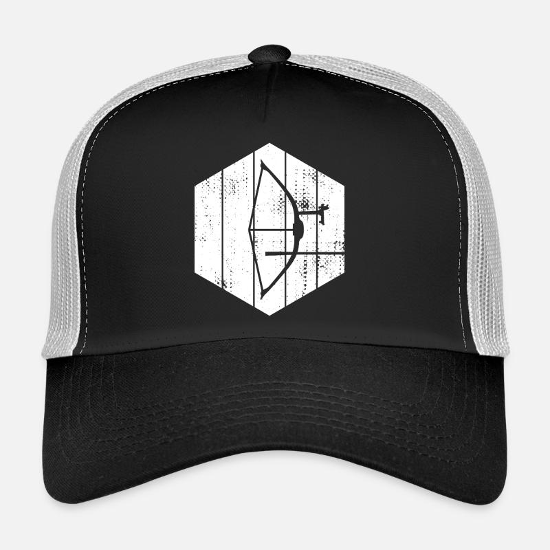 Croquis d’arc et de flèches Casquette trucker 