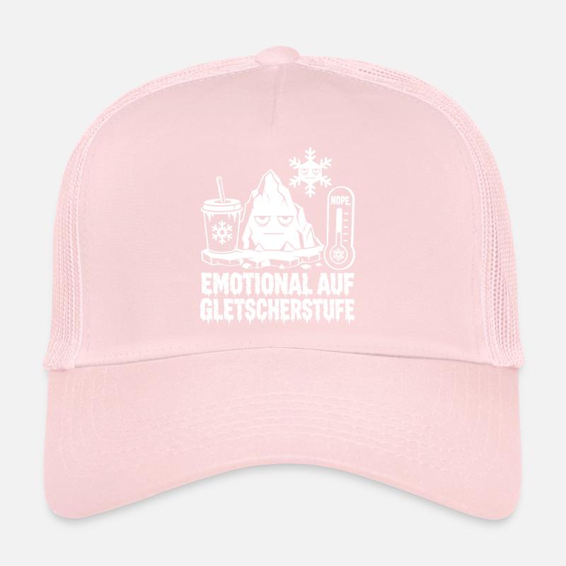 Emotional at glacier level Trucker Cap