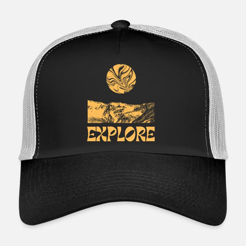 Explore Montagnes Soleil Casquette trucker 