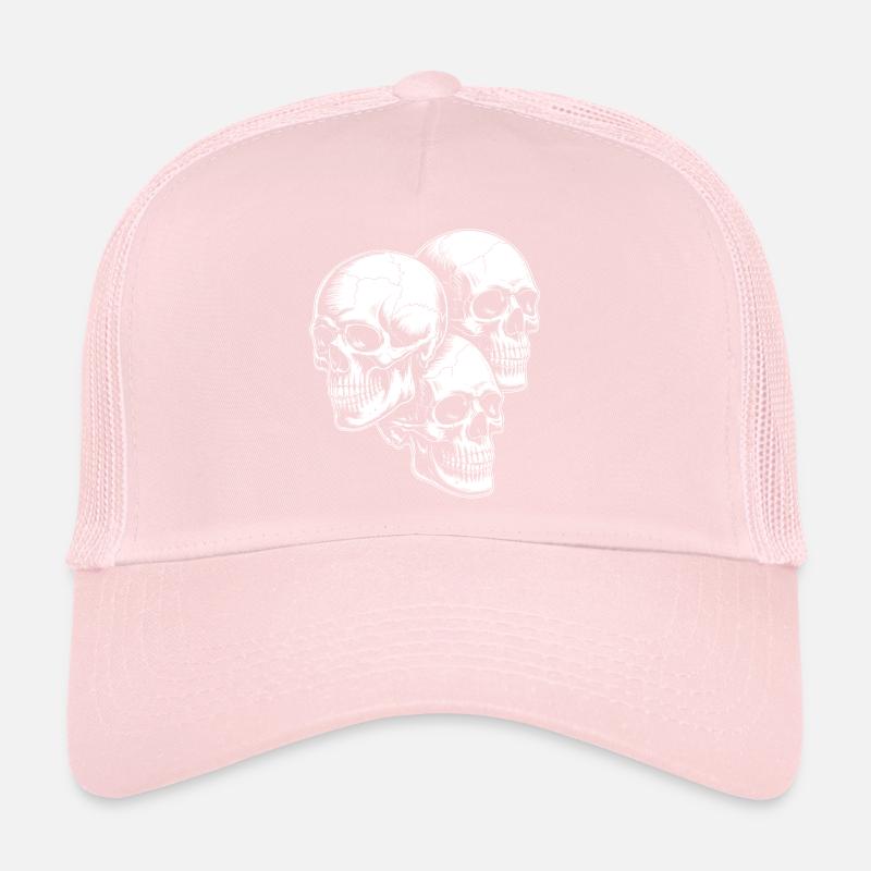 Trio crâne Casquette trucker 