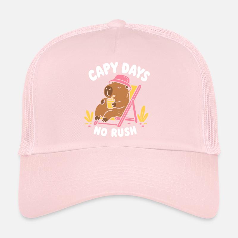 Journées de capy sans précipitation Capybara Casquette trucker 