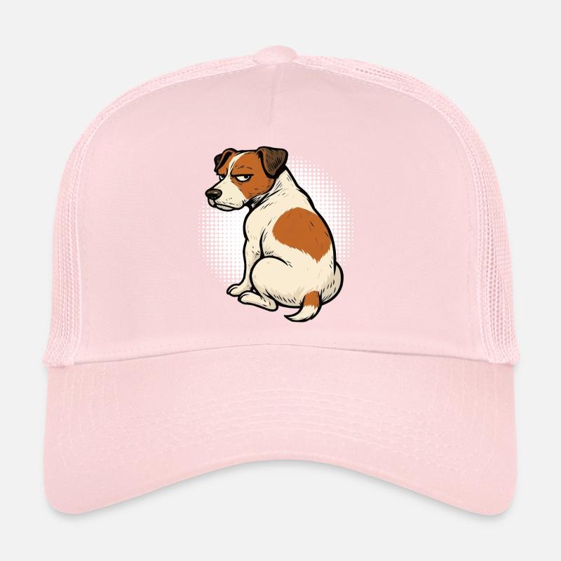 Jack Russel terrier Jacky propriétaire de Jack Russel Casquette trucker 