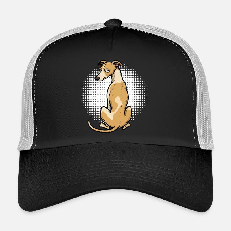 Whippet Greyhound Whippets Propriétaire de lévrier Casquette trucker 