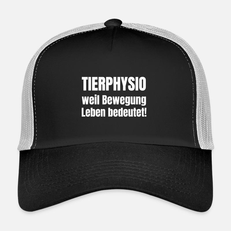 La physiothérapie animale, parce que le mouvement, c’est la vie. Casquette trucker 