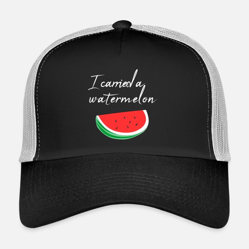 Ich habe eine Wassermelone getragen / Geschenk Trucker Cap