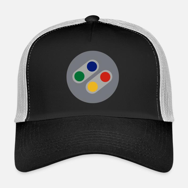 Retro SNES Buttons Trucker Cap