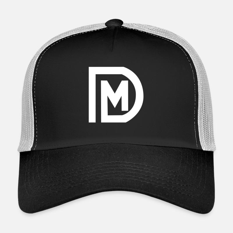 DM LOGO - Trucker Cap - black/stone grey