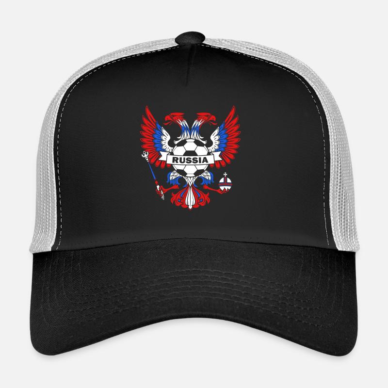 Drapeau de la Russie Moscou Poutine nation russe Casquette trucker 