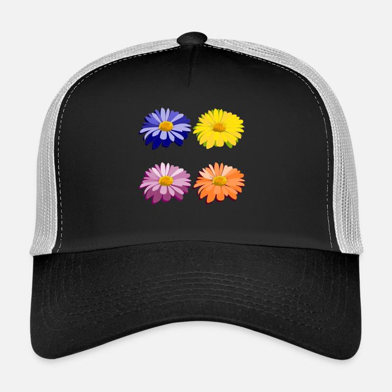fleurs Casquette trucker 