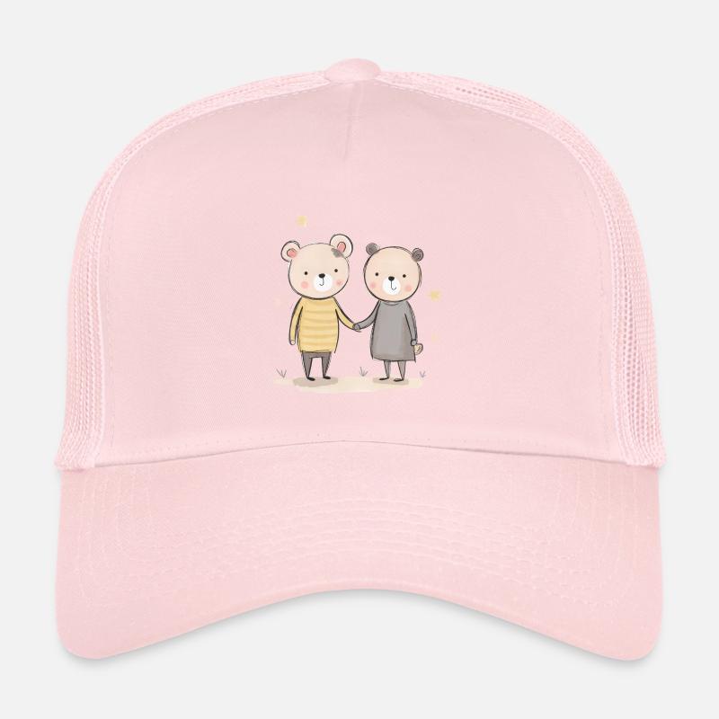 Paire d’ours Casquette trucker 