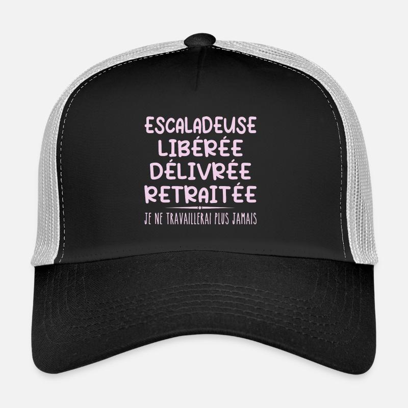 Climber celebrates her retirement with humor gift Trucker Cap