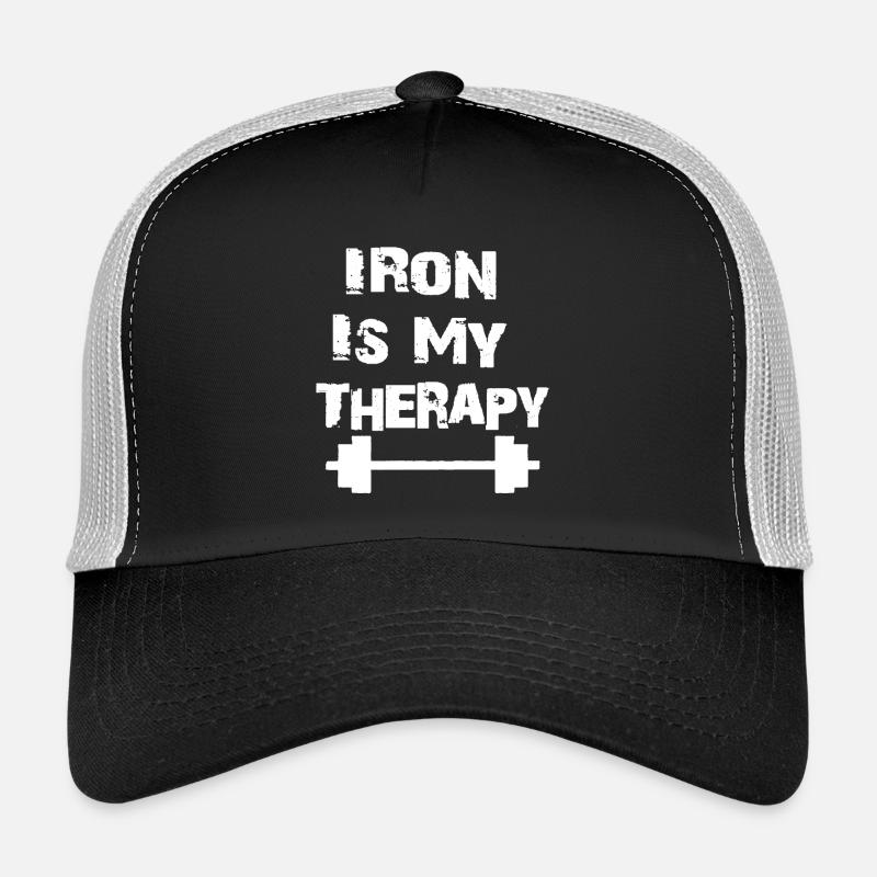 Iron Is My Therapy Casquette trucker 