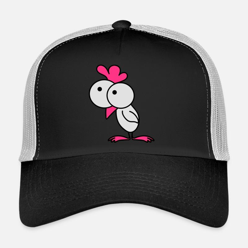 Surprised chick - Casquette trucker  - noir/gris pierre